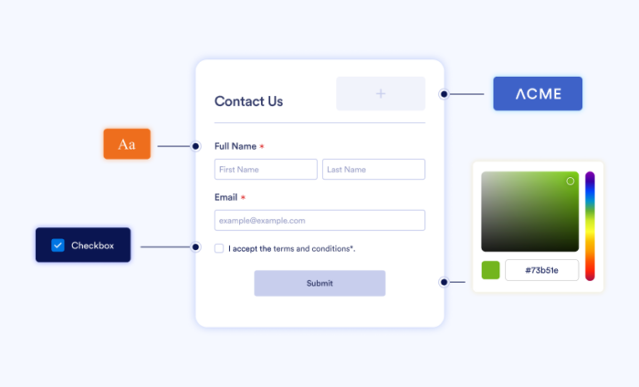 Level up your brand with the Advanced Form Designer from Jotform Enterprise