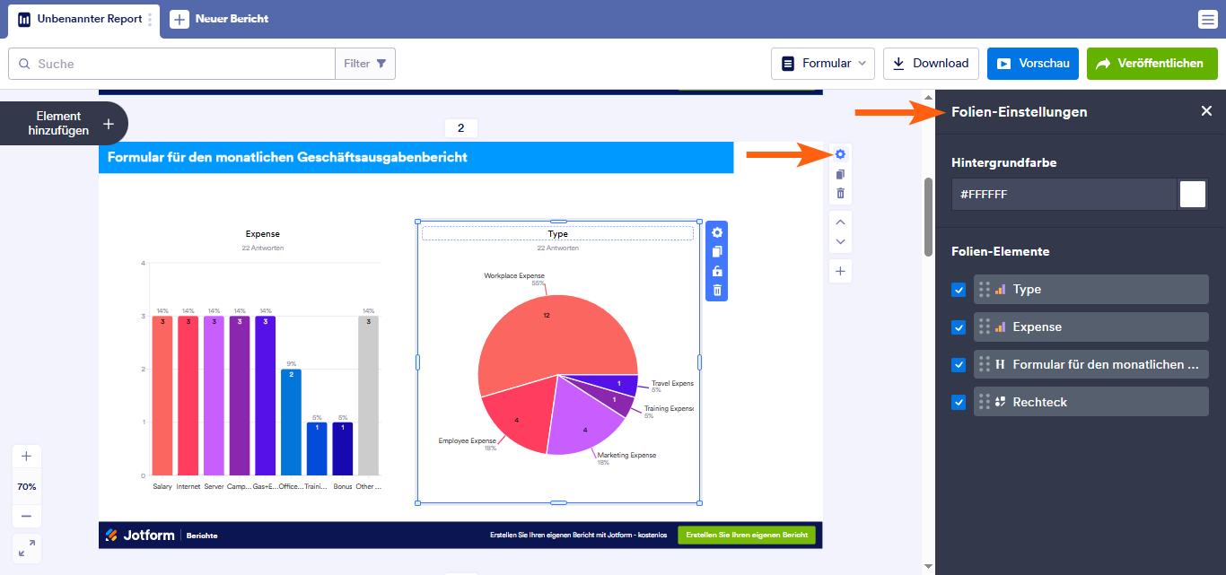 Wie Sie einen visuellen Bericht anpassen Image-22