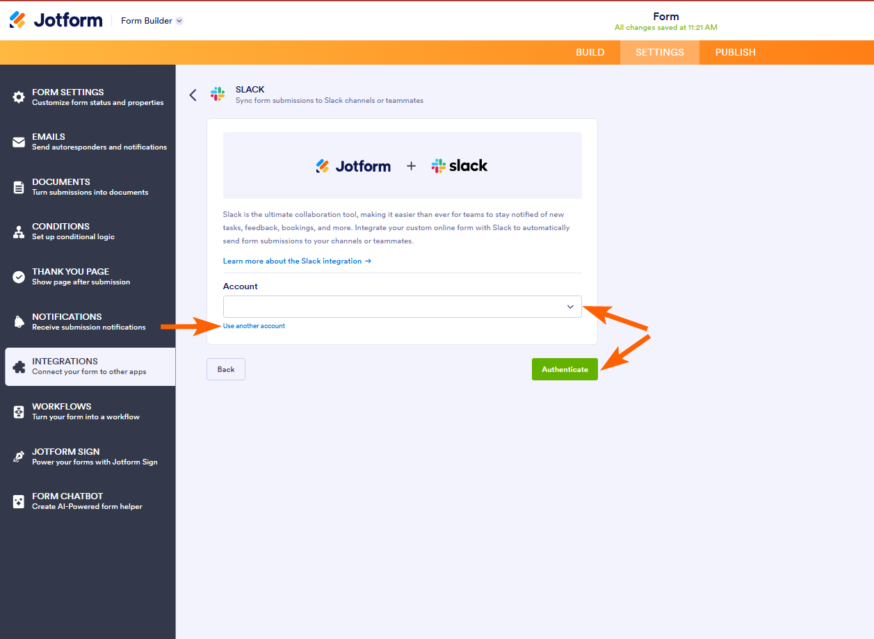Wie Sie Jotform mit Slack integrieren Image-4