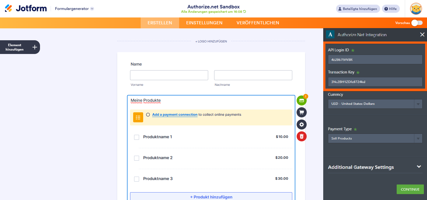 Wie Sie das Authorize
