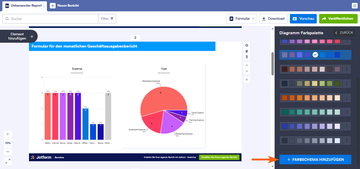 Wie Sie einen visuellen Bericht anpassen Image-10