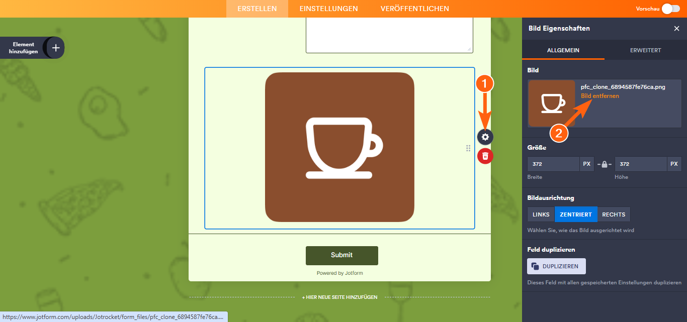 Wie Sie Bilder zu Ihren Formularen hinzufügen/einfügen Image-7