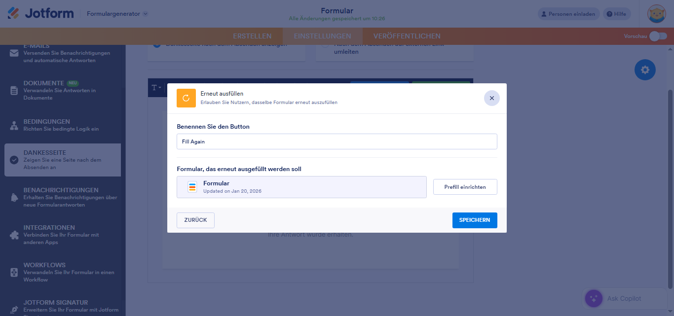 Aktionsbuttons auf Danke-Seiten verwenden Image-3