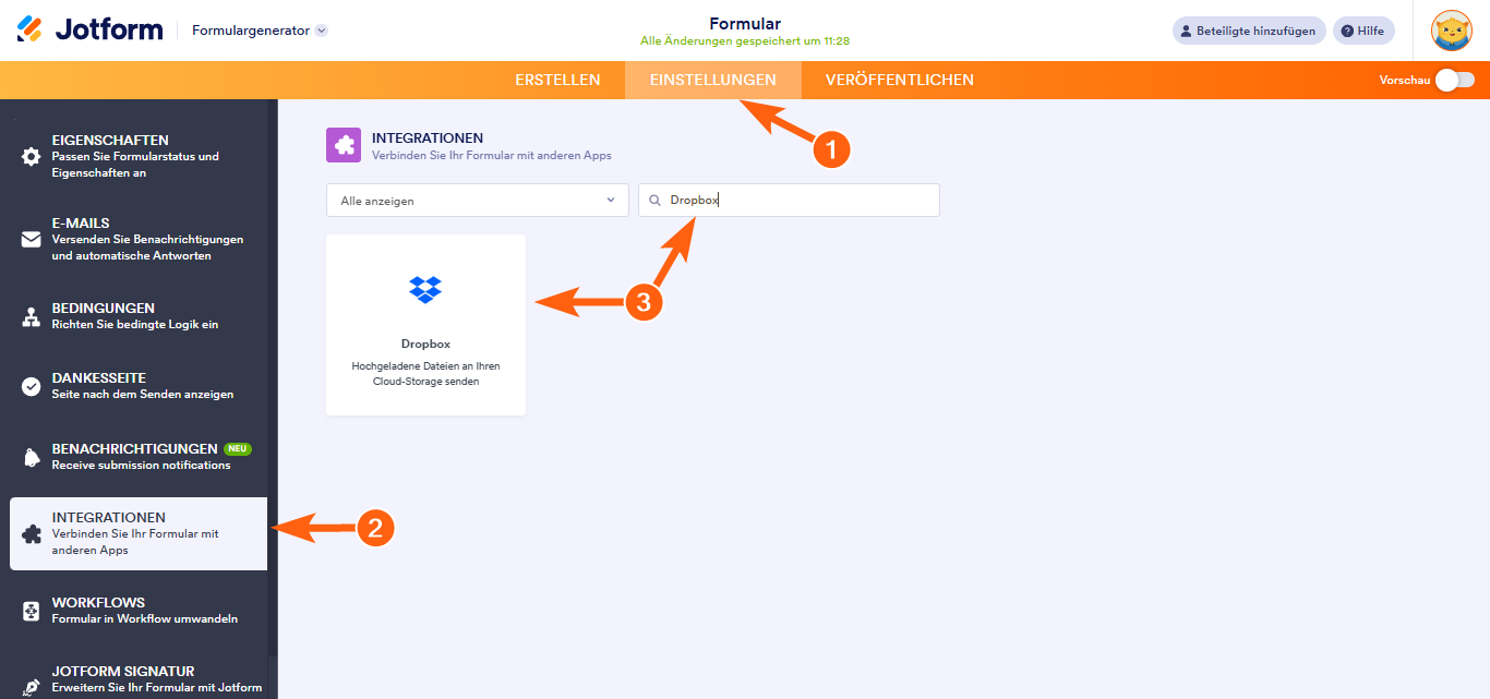 Dropbox-Dateianfrage: Wie kann jemand in meine Dropbox hochladen? Image-7