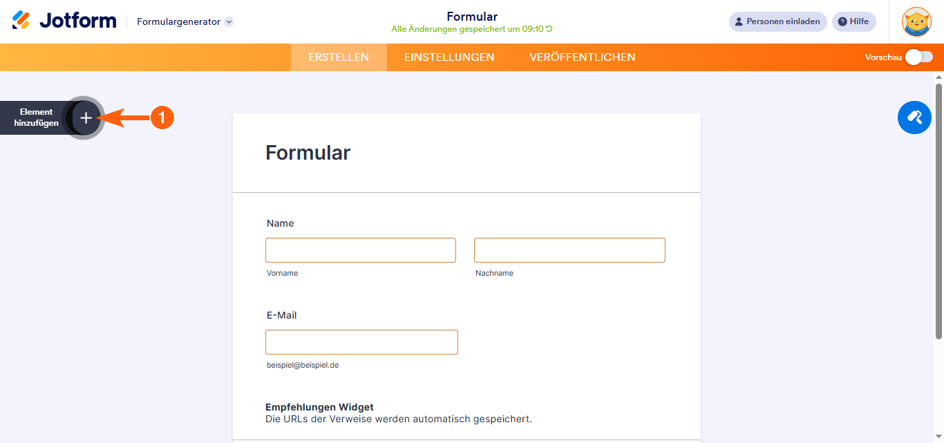 Hinzufügen einer Nutzungsbedingung zu einem Formular Image-1