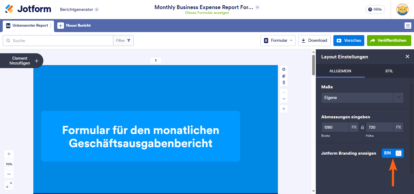 Wie Sie einen visuellen Bericht anpassen Image-5