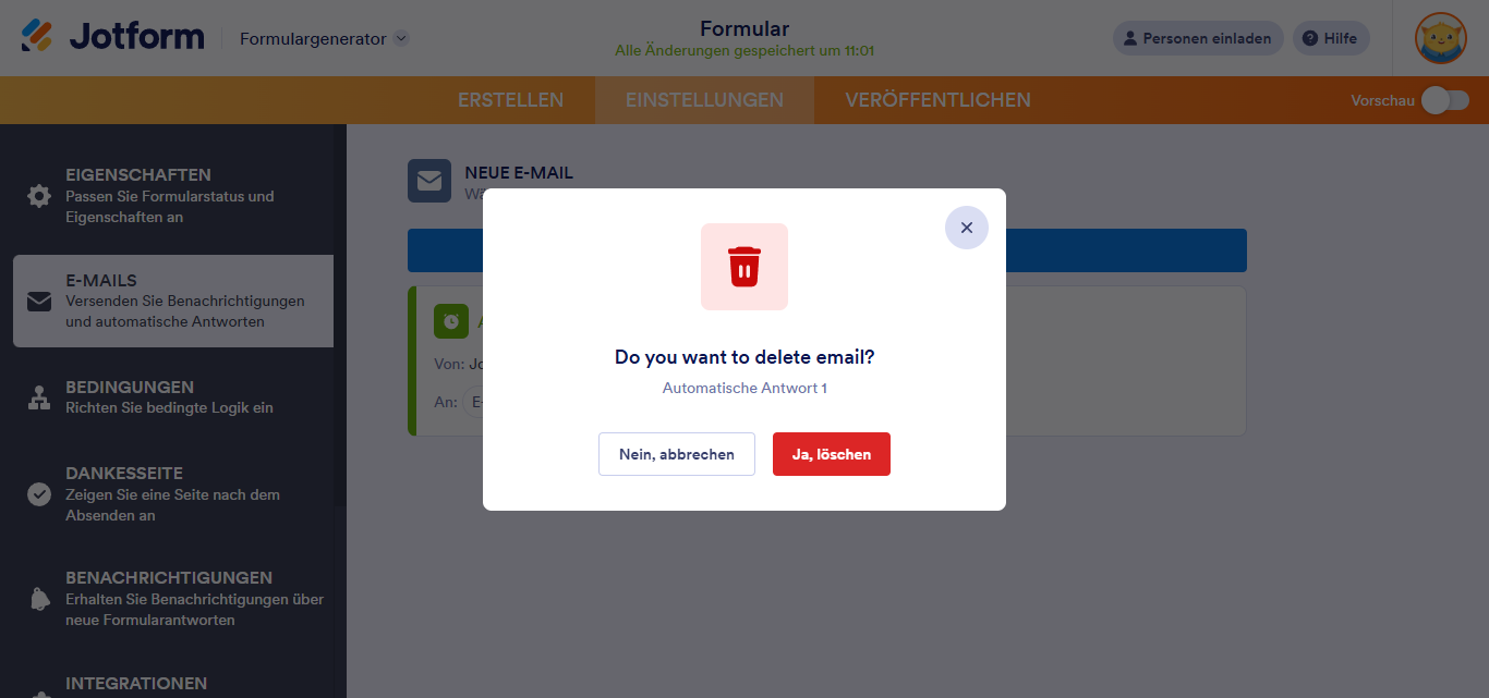 Wie Sie Benachrichtigungen/Automatische Antworten löschen Image-3