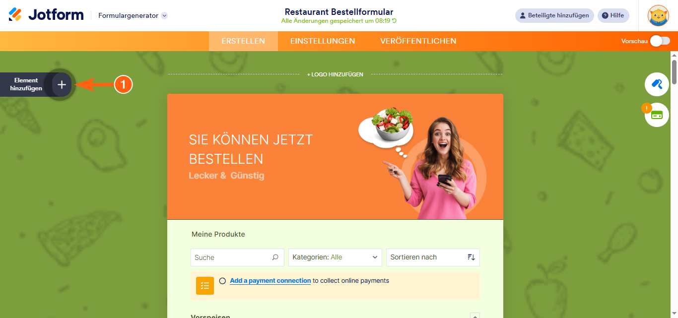 Wie Sie Bilder zu Ihren Formularen hinzufügen/einfügen Image-1