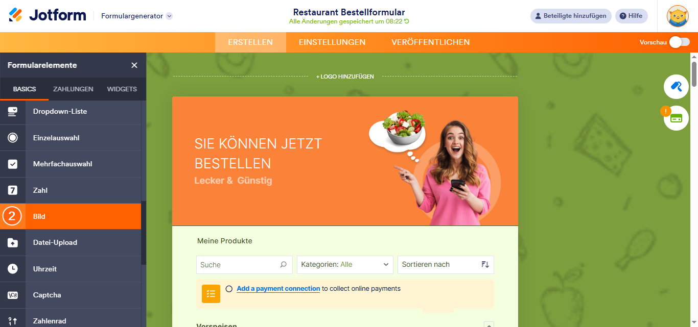 Wie Sie Bilder zu Ihren Formularen hinzufügen/einfügen Image-2