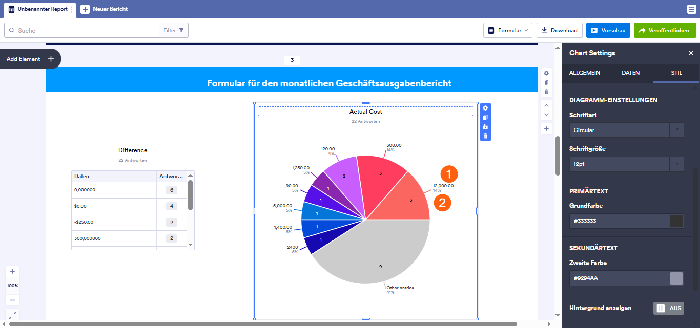 Wie Sie einen visuellen Bericht anpassen Image-44