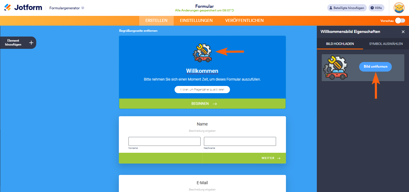 Wie Sie ein Logo in Jotform Karten einfügen Image-3