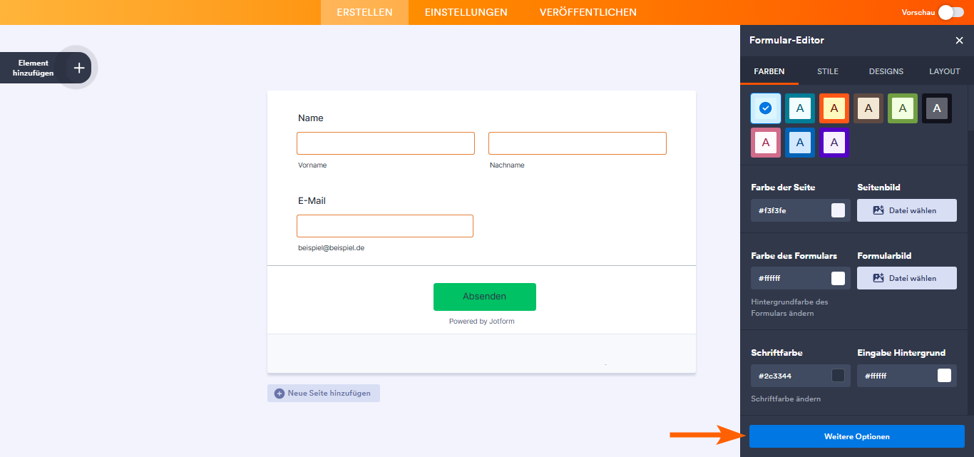 Wie Sie auf den erweiterten Designer zugreifen Image-2