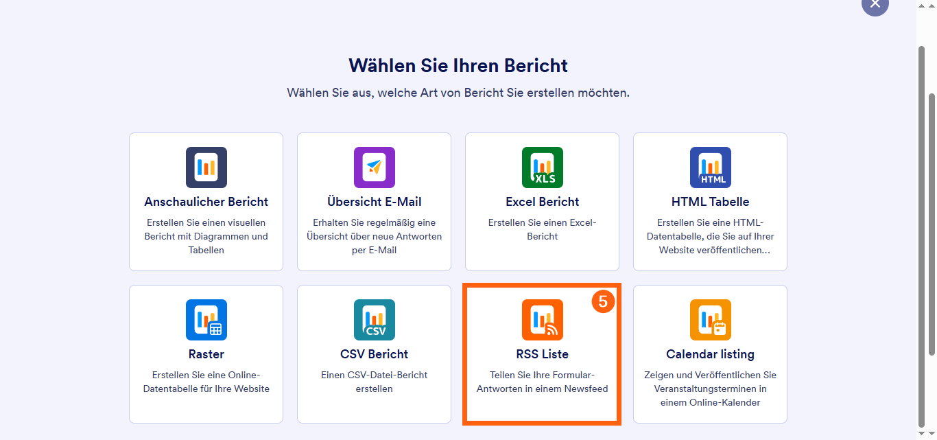 Wie Sie eine RSS-Berichtsliste erstellen Image-5