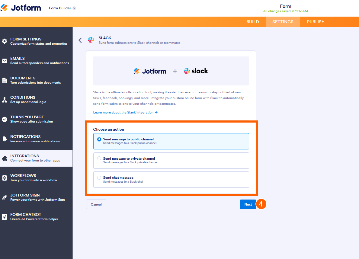 Wie Sie Jotform mit Slack integrieren Image-2