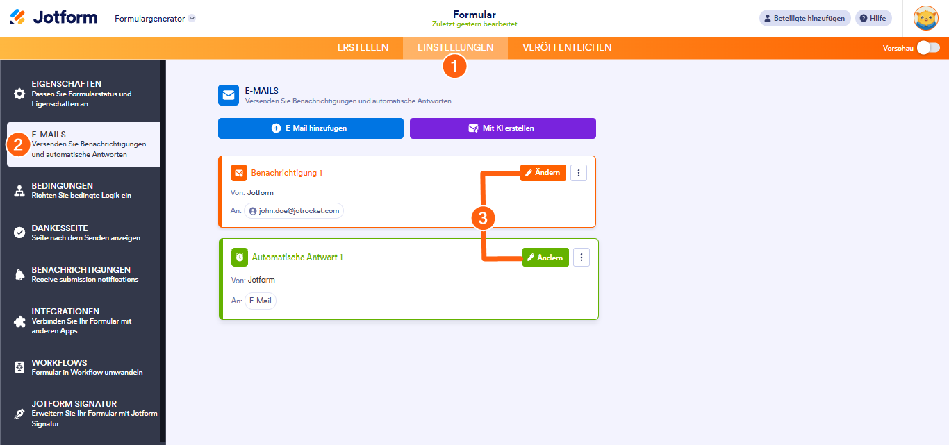 Wie Sie den Text des Bearbeitungslinks in Ihren E-Mail-Benachrichtigungen ändern Image-1