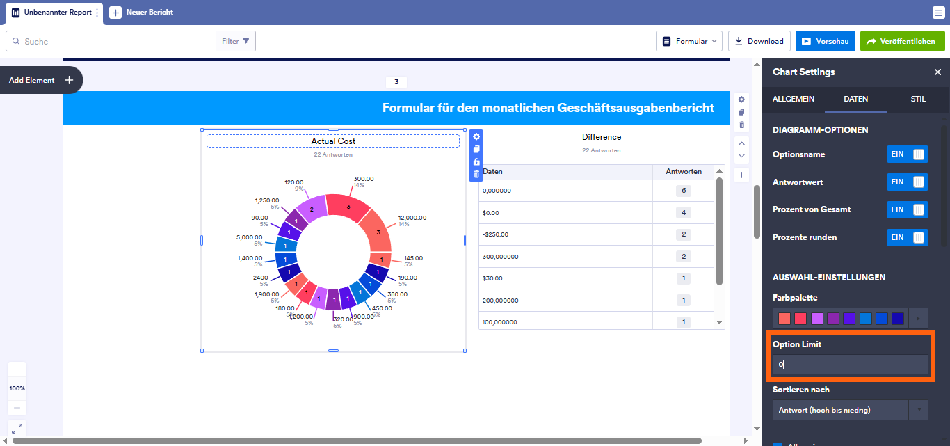 Wie Sie einen visuellen Bericht anpassen Image-39