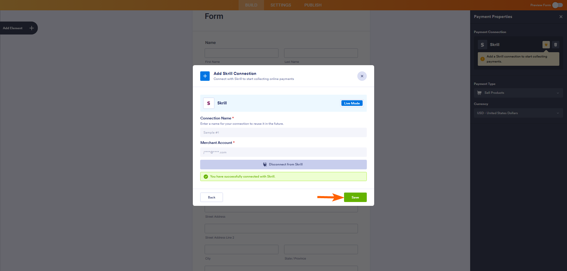 Wie Sie Skrill in Jotform integrieren Image-5