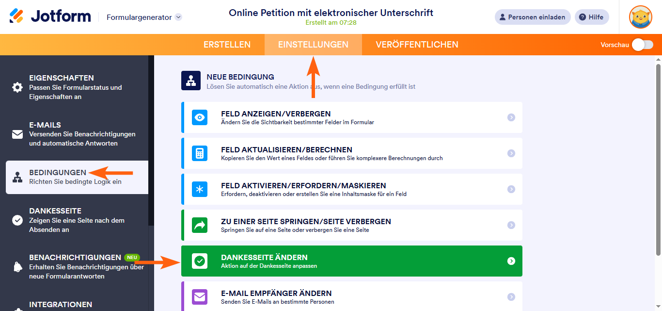 Wie Sie die Dankeseite mit bedingter Logik ändern Image-1