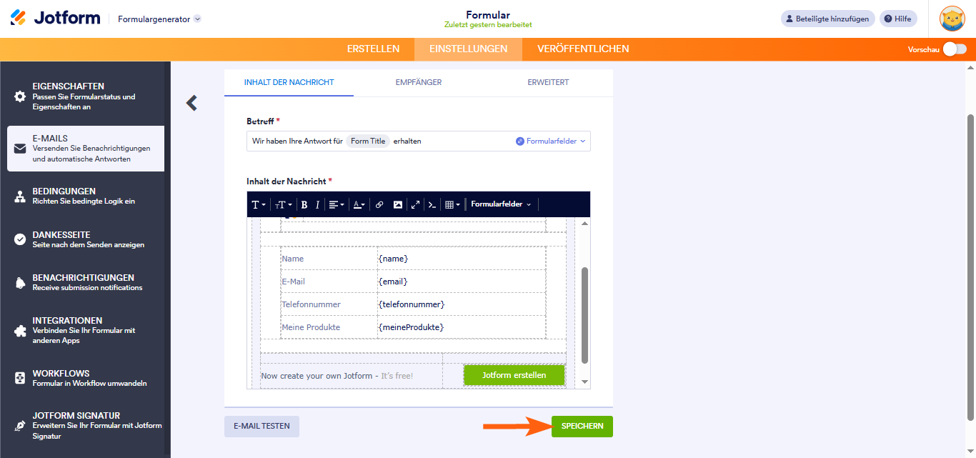 Wie Sie den Text des Bearbeitungslinks in Ihren E-Mail-Benachrichtigungen ändern Image-4