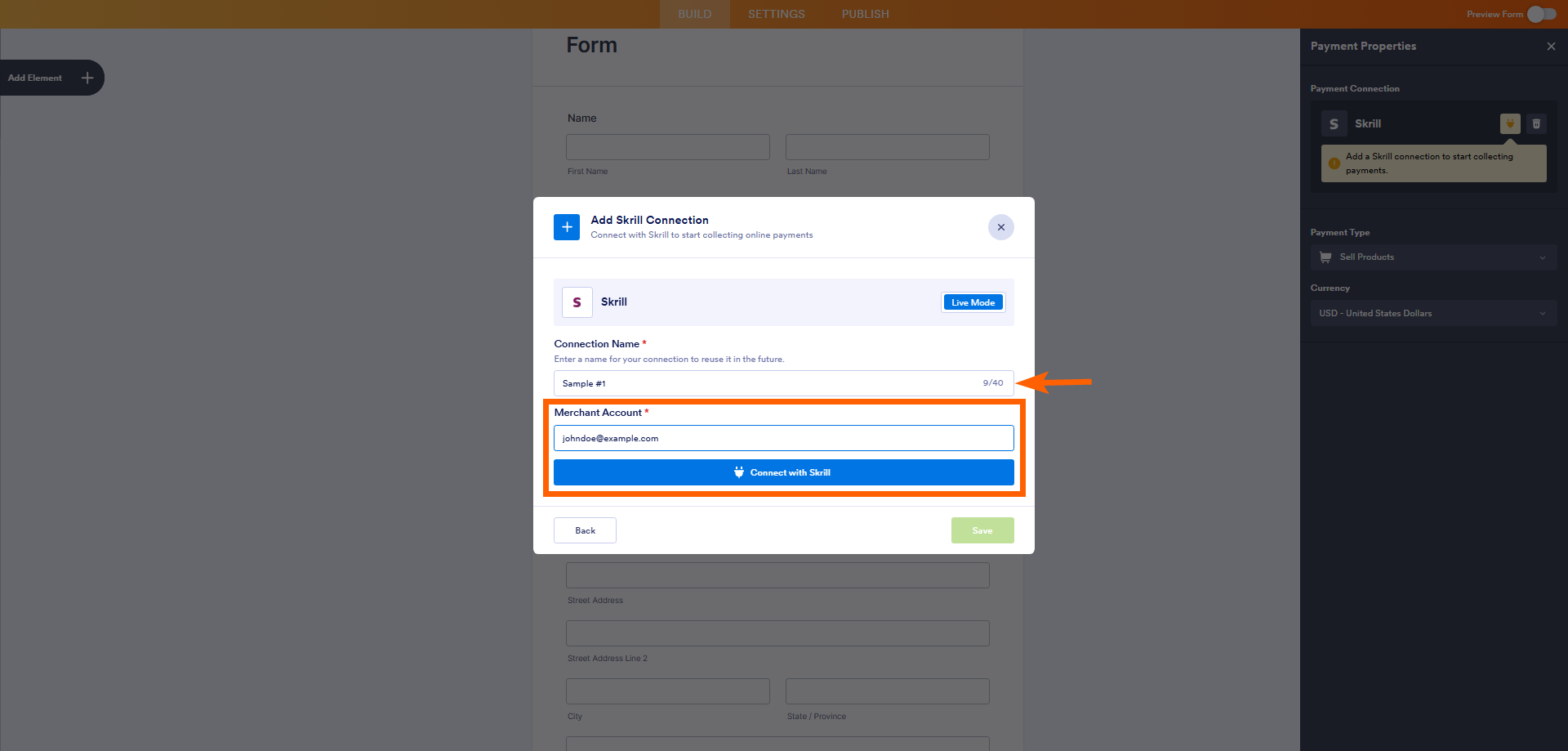 Wie Sie Skrill in Jotform integrieren Image-4
