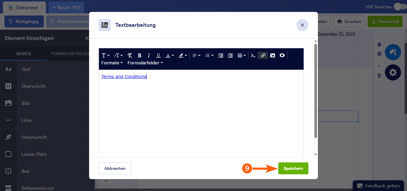 Wie Sie einen Link in die PDF-Kopie von Formularantworten einfügen Image-11