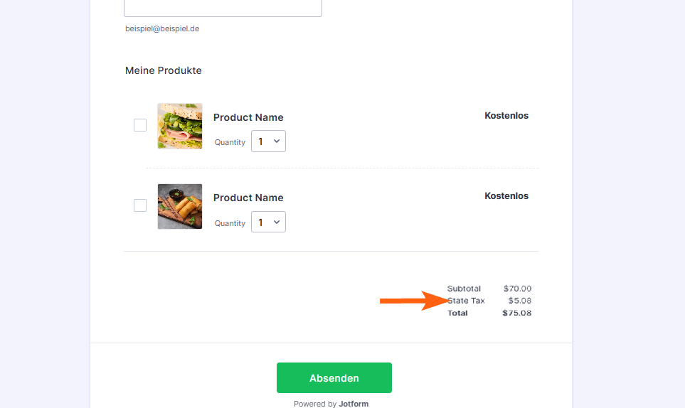 Wie Sie Steuern zu Ihrem Zahlungsformular hinzufügen Image-6