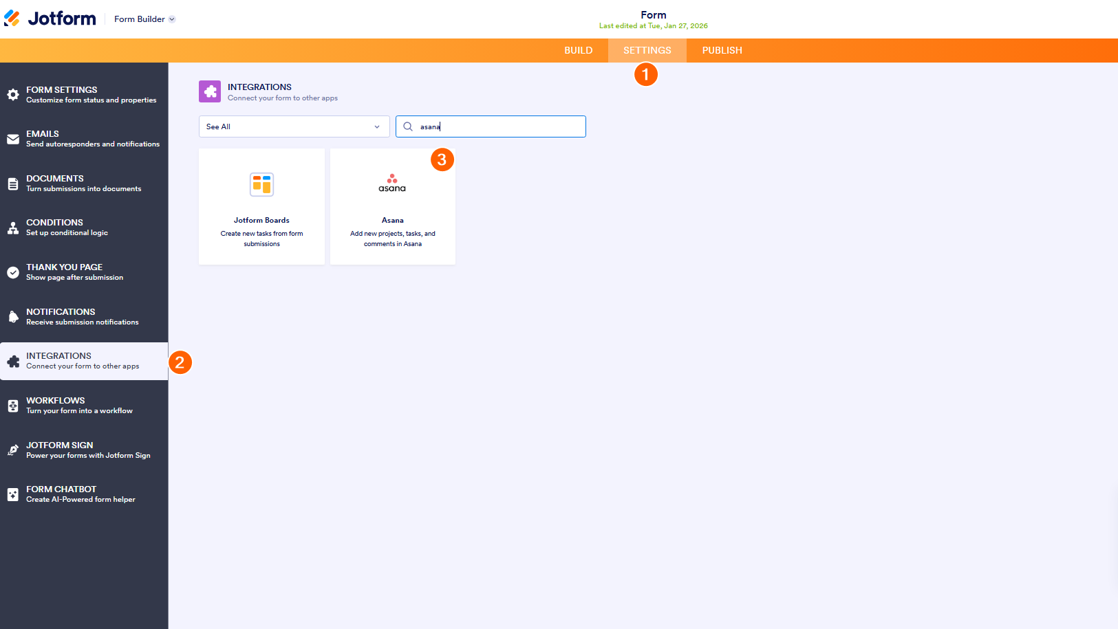 Aufgaben in Asana mit Formularantworten von Jotform erstellen Image-7