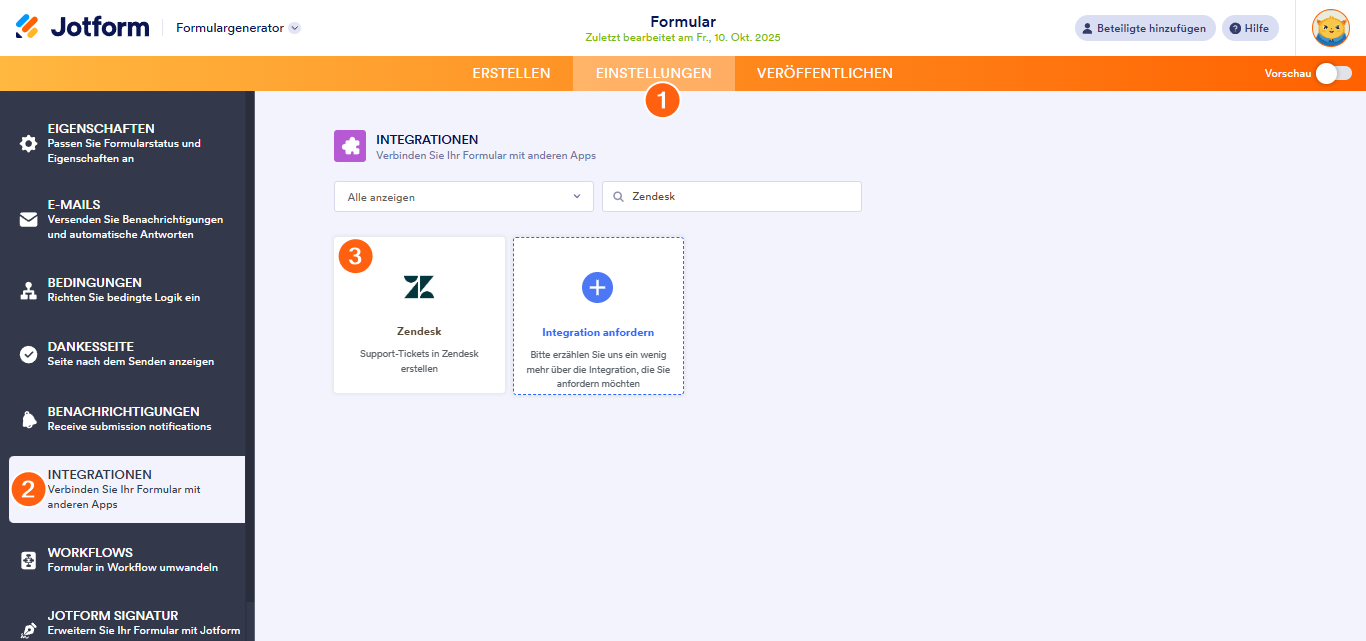 Wie Sie Jotform in Zendesk integrieren können Image-1