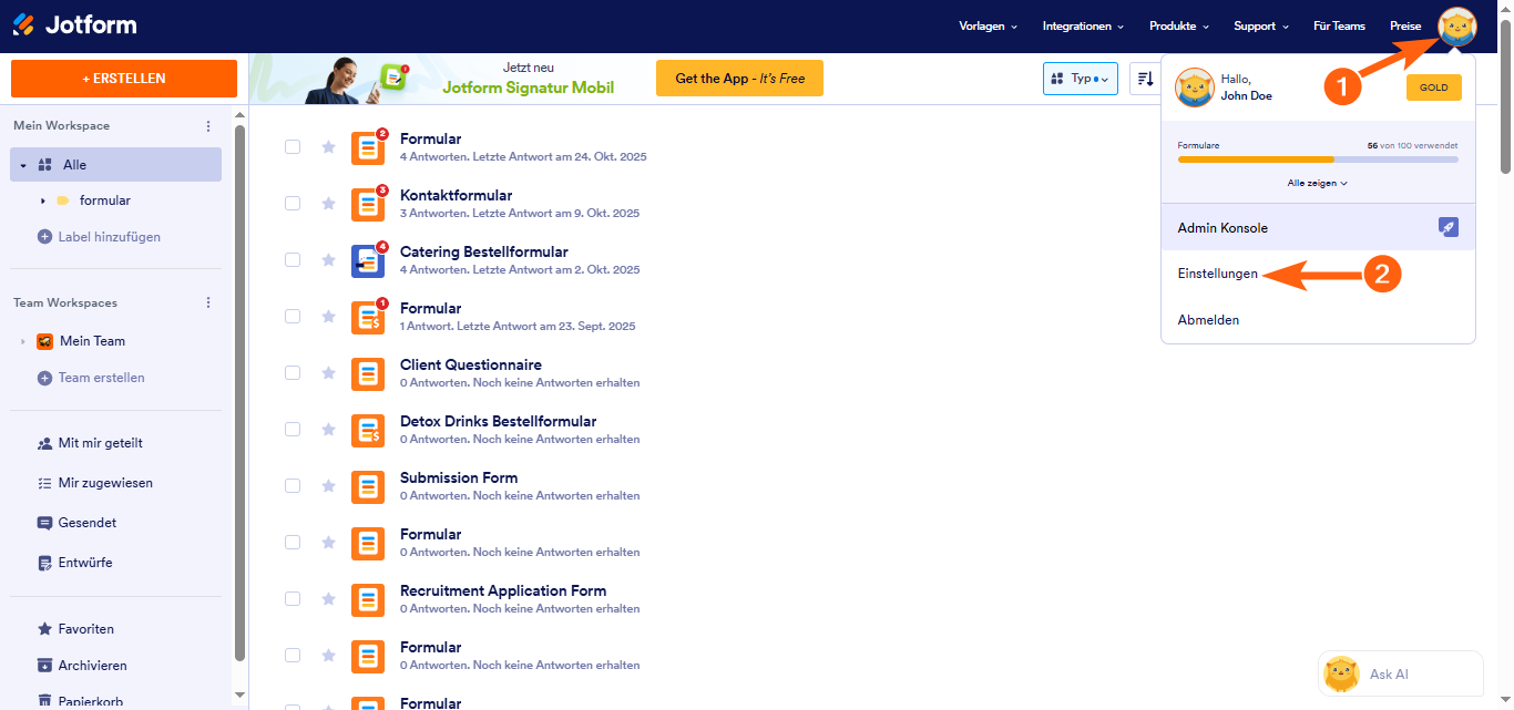 Wie Sie die Aktivitätsprotokolle Ihres Kontos einsehen Image-1