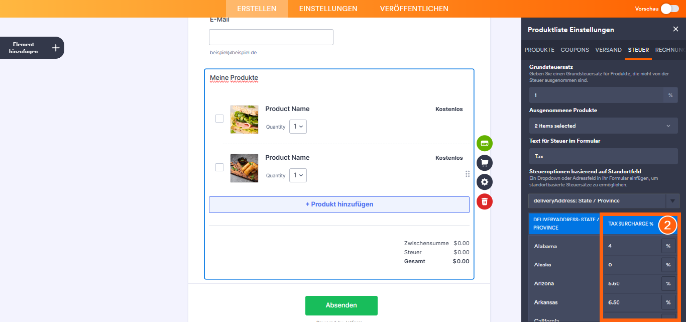 Wie Sie Steuern zu Ihrem Zahlungsformular hinzufügen Image-5