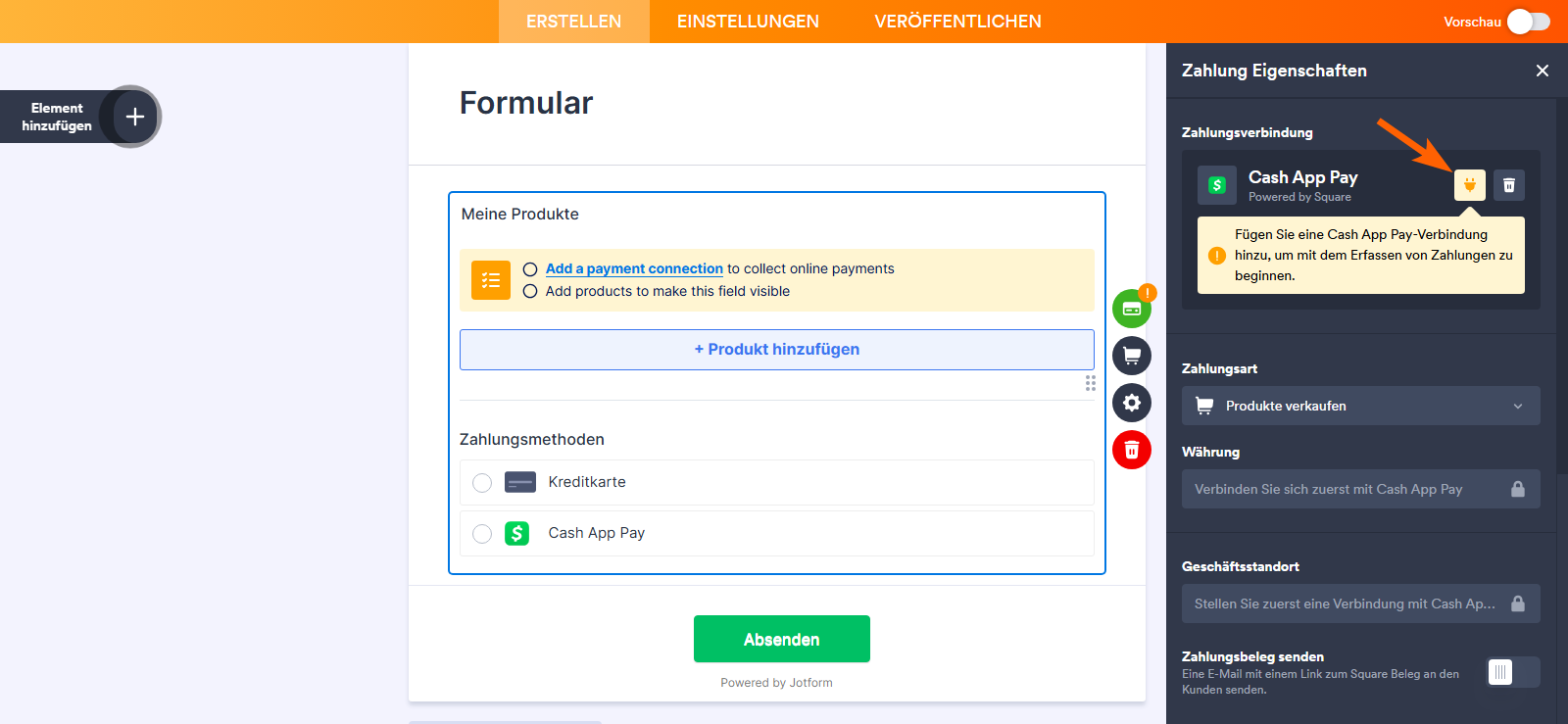 Wie Sie Jotform in die Cash App Pay integrieren Image-8