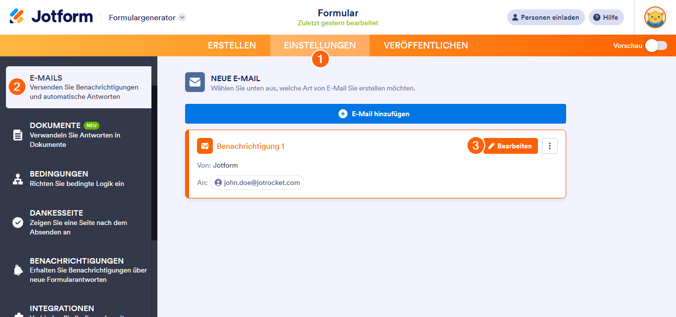Wie Sie den Formulartitel zur Benachrichtigungs-E-Mail hinzufügen Image-1