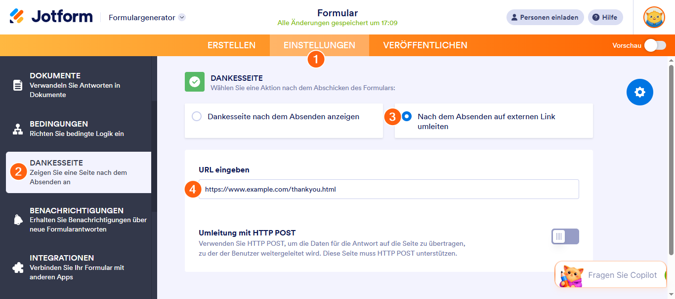 Wie Sie Formulardaten automatisch an ein anderes Formular weitergeben Image-2