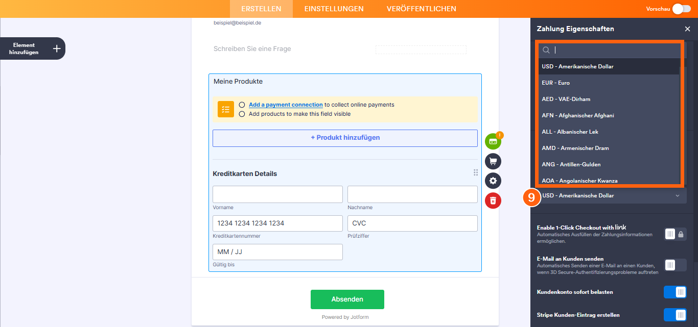 Wie Sie Stripe in Jotform integrieren Image-17
