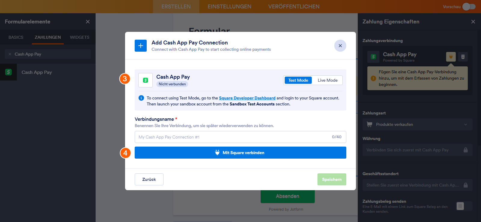 Wie Sie Jotform in die Cash App Pay integrieren Image-3