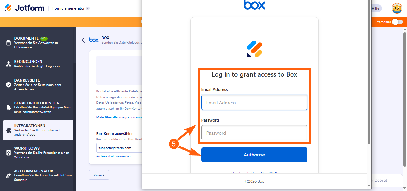 Wie Sie Jotform mit Box integrieren Image-3