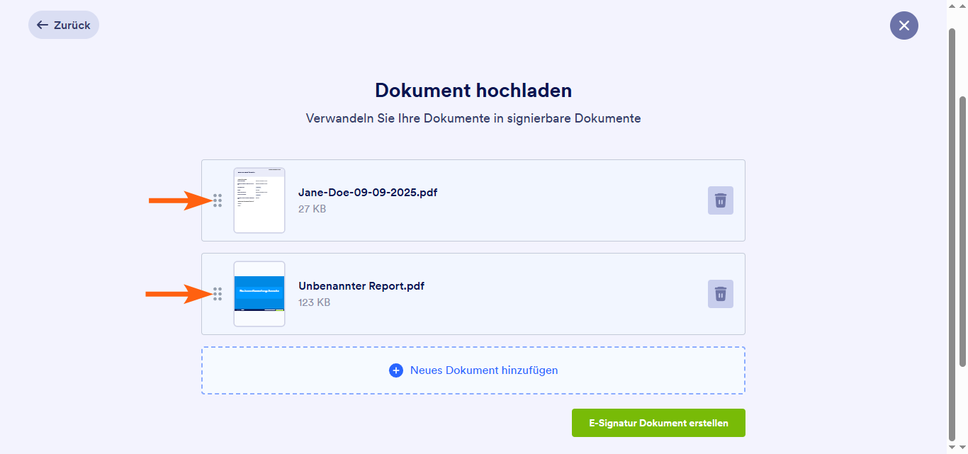 Wie Sie Ihr PDF bei Jotform Sign hochladen Image-5