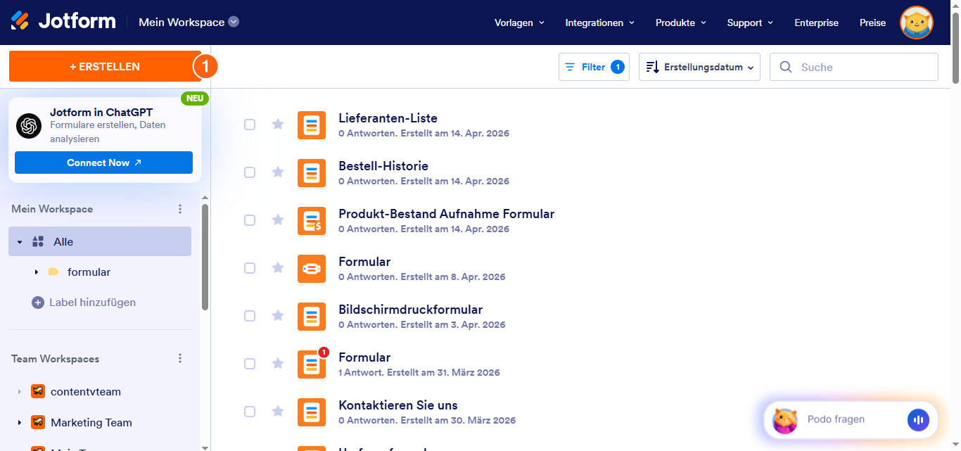Wie Sie Ihr PDF bei Jotform Sign hochladen Image-1