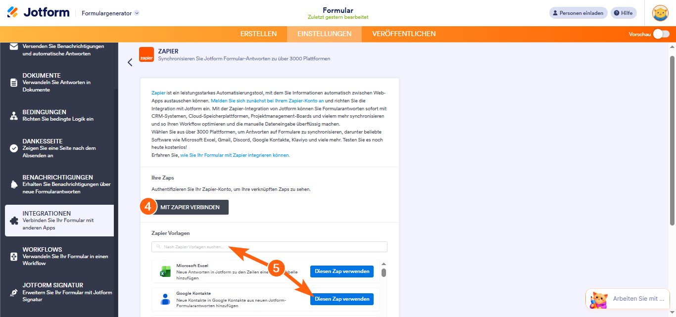 Wie Sie Zapier mit Jotform verwenden Image-6