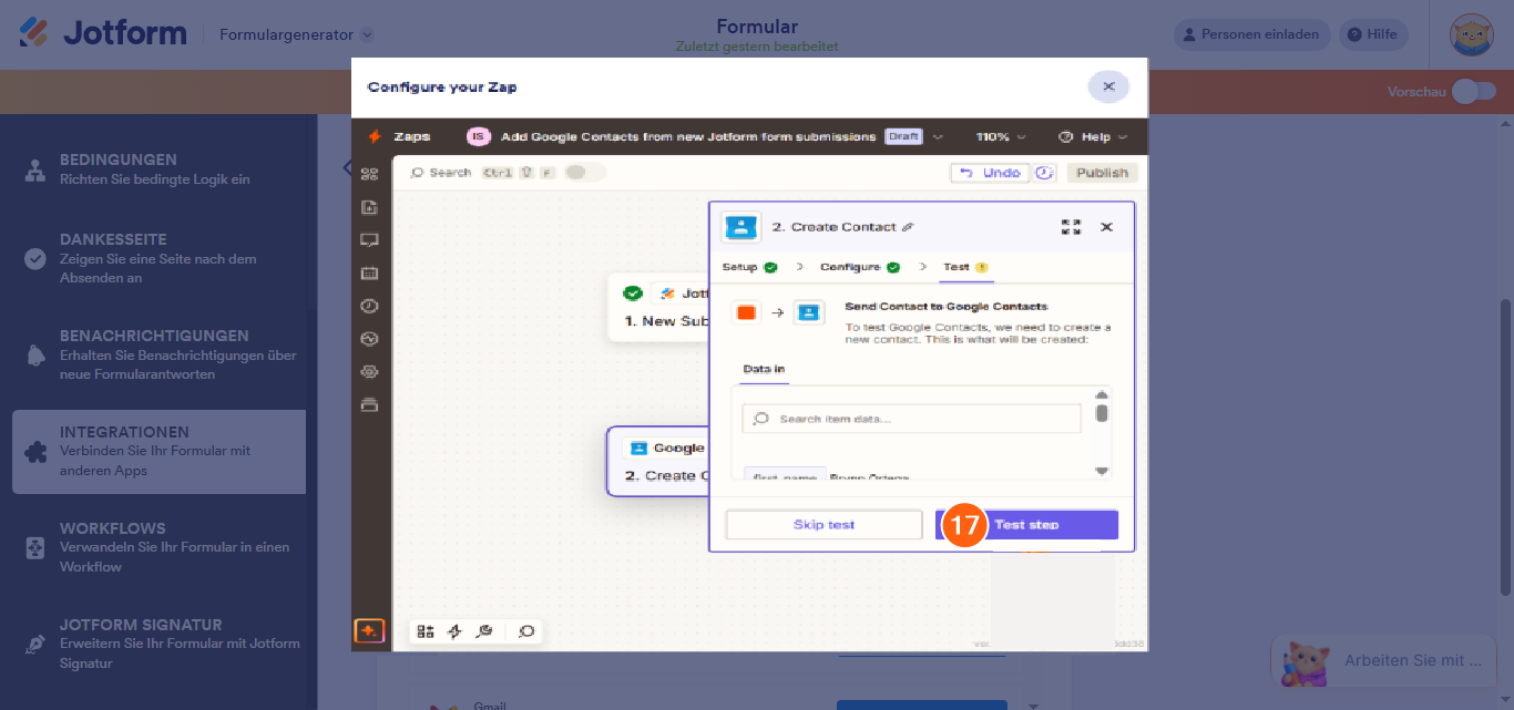 Wie Sie Zapier mit Jotform verwenden Image-16