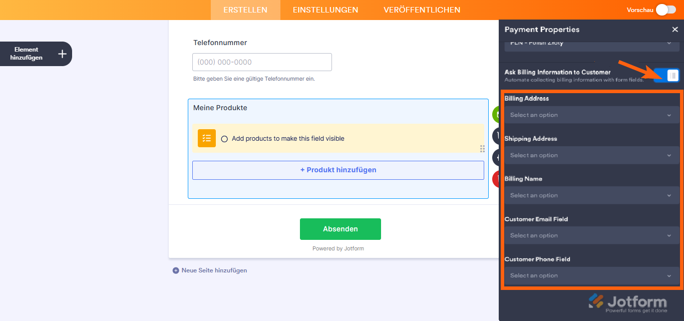 Wie Sie PayU mit Jotform integrieren? Image-16