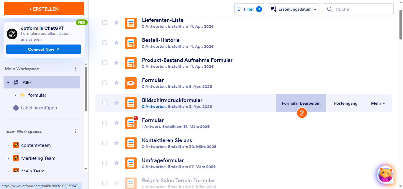 Ein Formular in eine Webseite einbetten Image-2