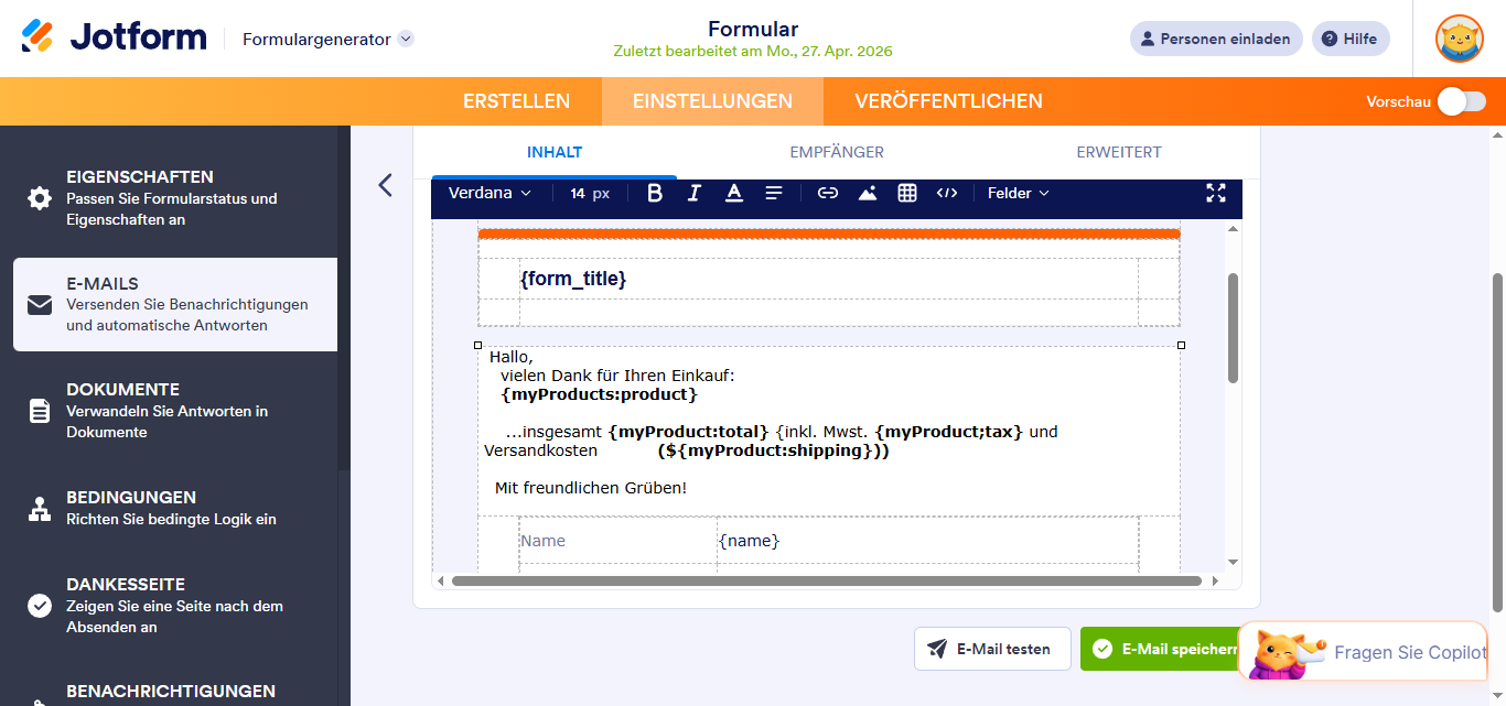 Wie Sie Zahlungsbeschriftungen entfernen und Zahlungsinformationen in E-Mail-Benachrichtigungen trennen Image-4