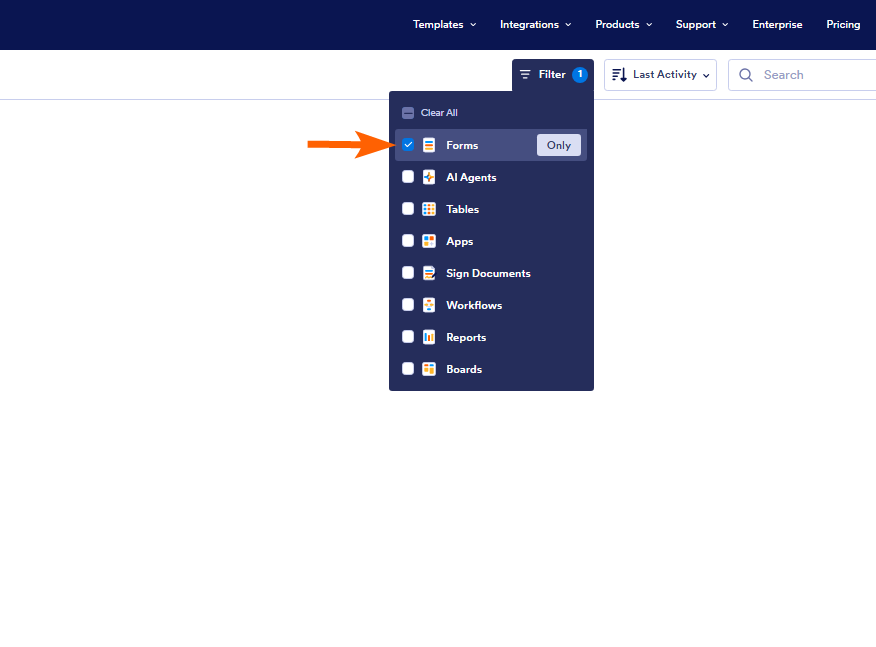 Wie Sie Ihre Formulare und Formularantworten in der Jotform Mobile Formulare App anzeigen Image-4