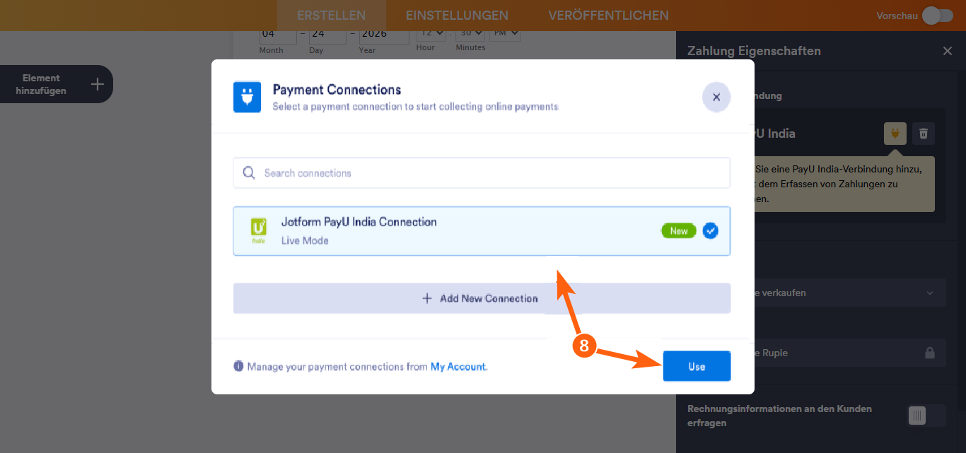 So integrieren Sie PayU Money mit Jotform Image-12