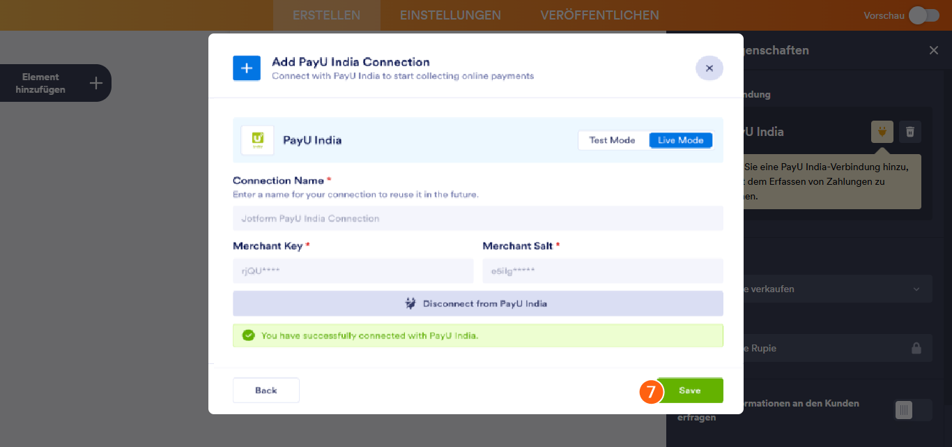 So integrieren Sie PayU Money mit Jotform Image-11