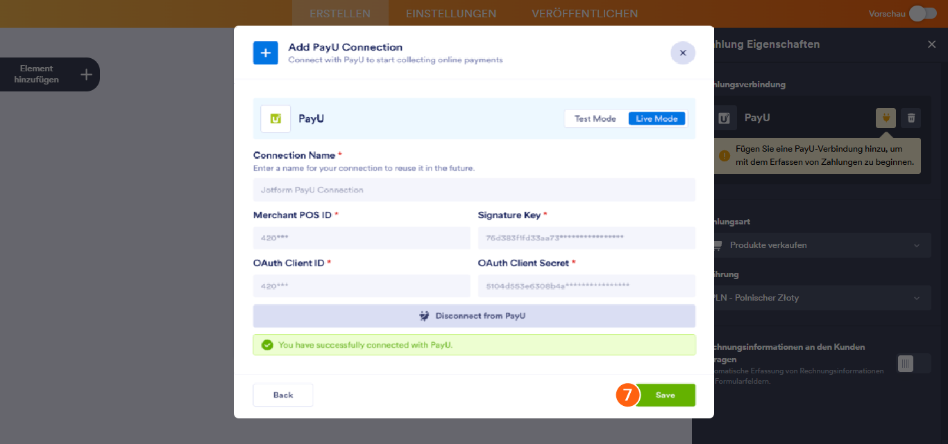 Wie Sie PayU mit Jotform integrieren? Image-12