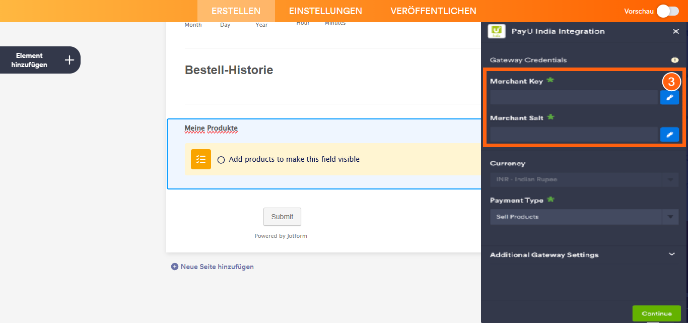 So integrieren Sie PayU Money mit Jotform Image-3