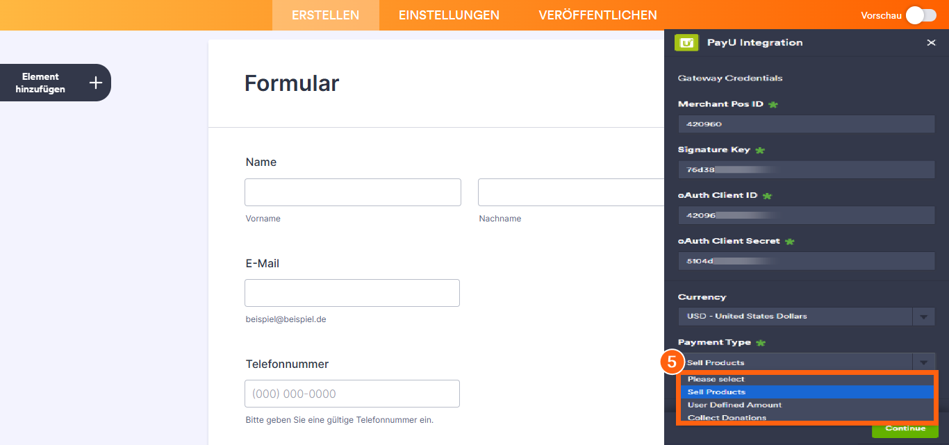 Wie Sie PayU mit Jotform integrieren? Image-5