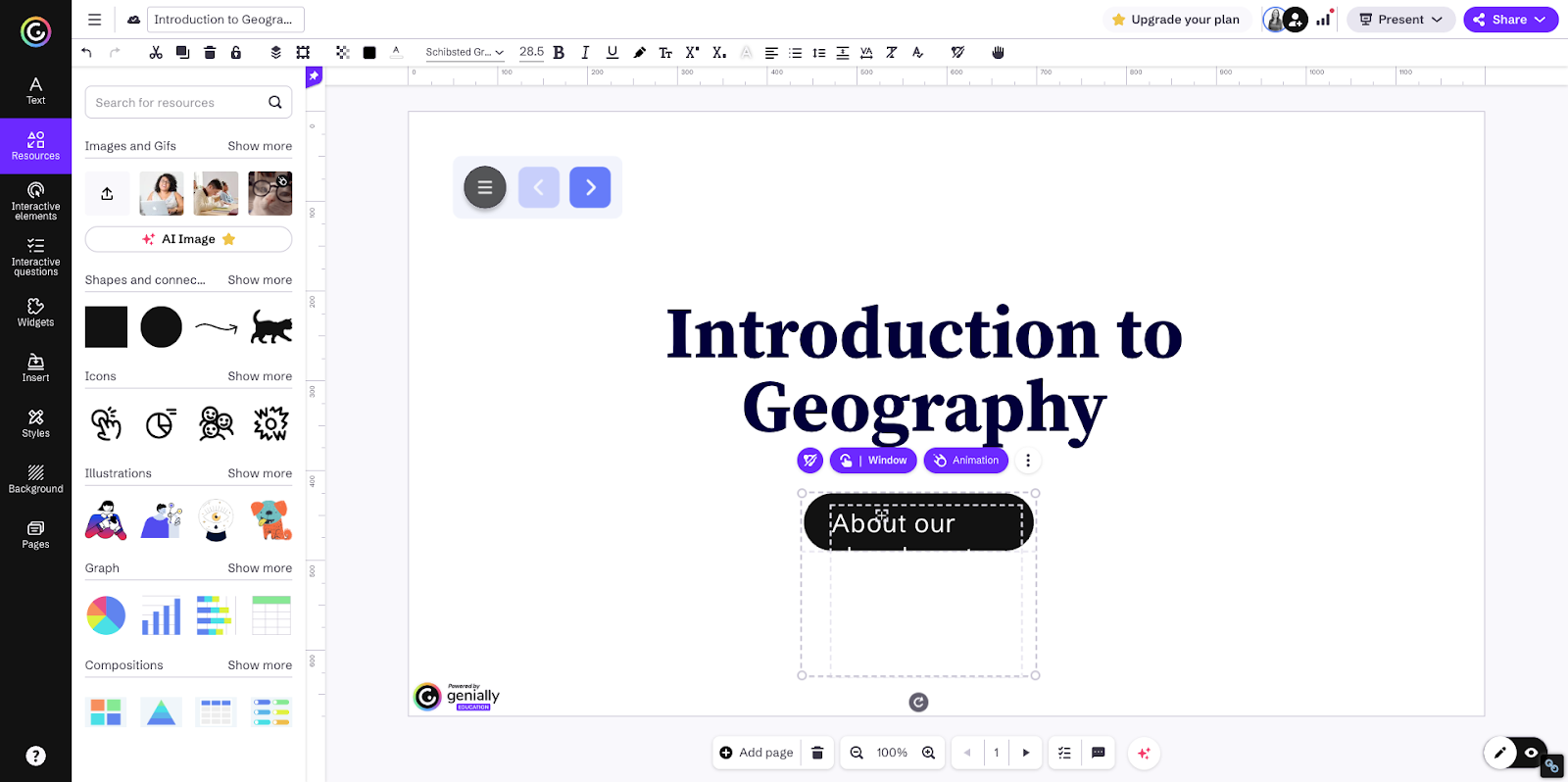 Genially Presentation Creator